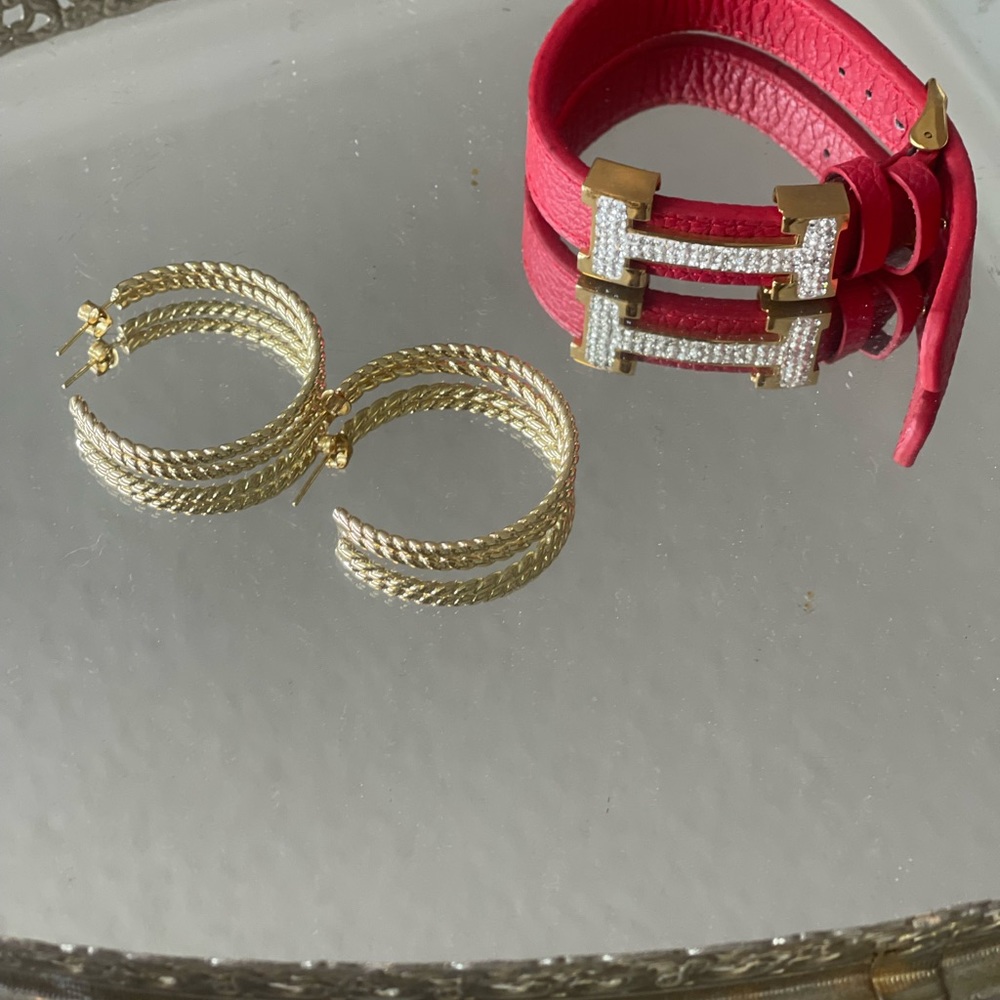 Bundle earrings & bracelet